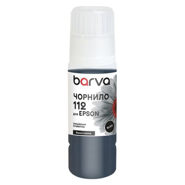 Чорнило Barva Epson 112 70 мл, special, OneKey, pigmented, black (E112-817e) E112-817e фото